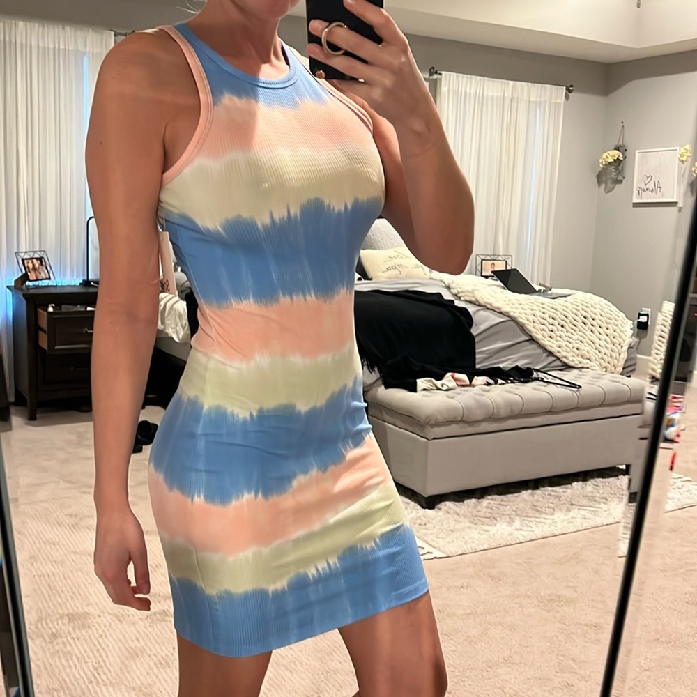 Tie dye summer dress
